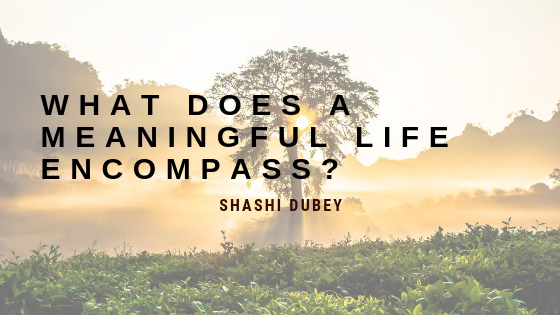 What Does A Meaningful Life Encompass?